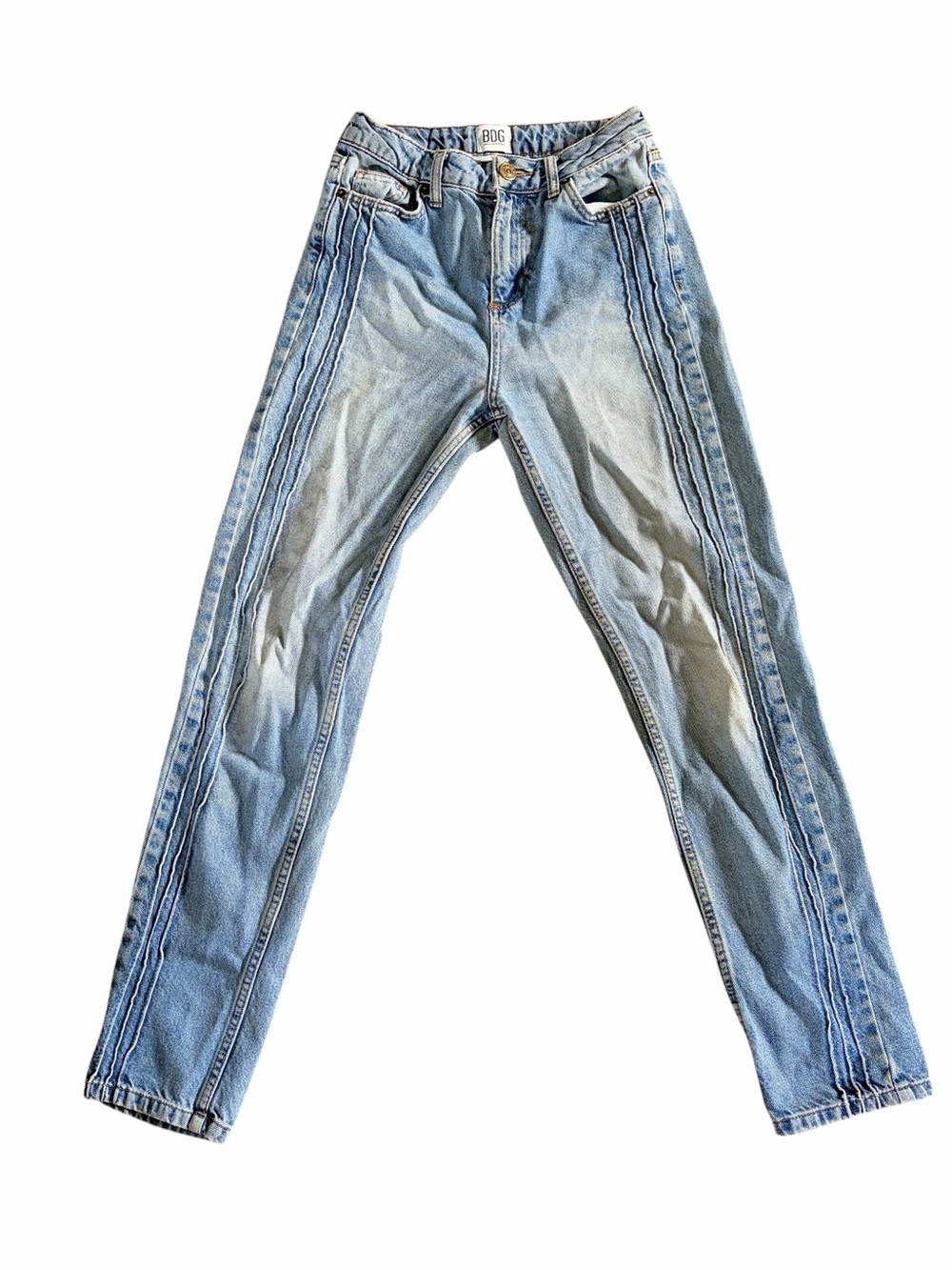 BDG Faded Light Wash Mom Jeans